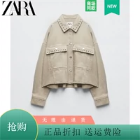 Данные Zara New Products Loose Pole Fore Eye Trip Короткая рубашка джинсовая куртка 4877079 711