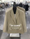 2753/232 new black casual loose-breasted suit jacket female 027532328002753232