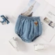 Quần trẻ em tùy chỉnh quần short denim quần dài mùa hè quần đuôi khủng long quần bánh mì bé trai và bé gái Quần PP người mẫu quần thương hiệu thủy triều - Quần jean