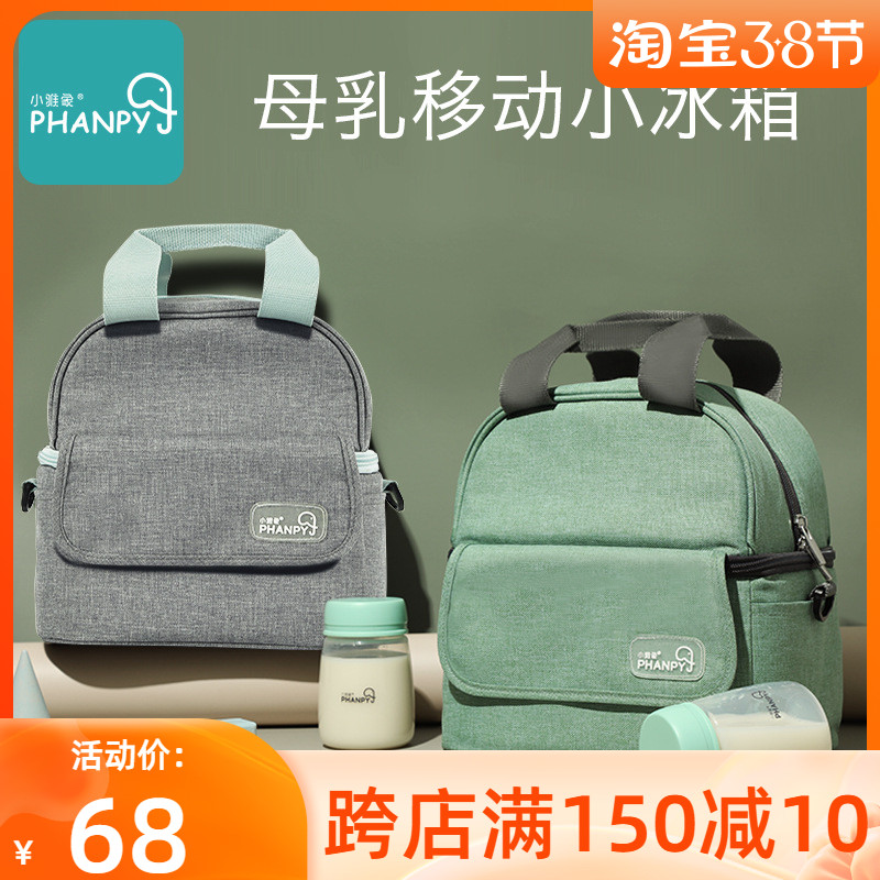 Small elegant breast milk mobile small fridge back milk bag Milk Bag for work out of work Refrigerated Portable Insulation Packs Deposit