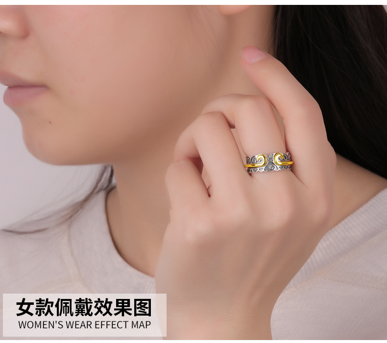 Bague mixte en Argenterie - Ref 3088942 Image 11