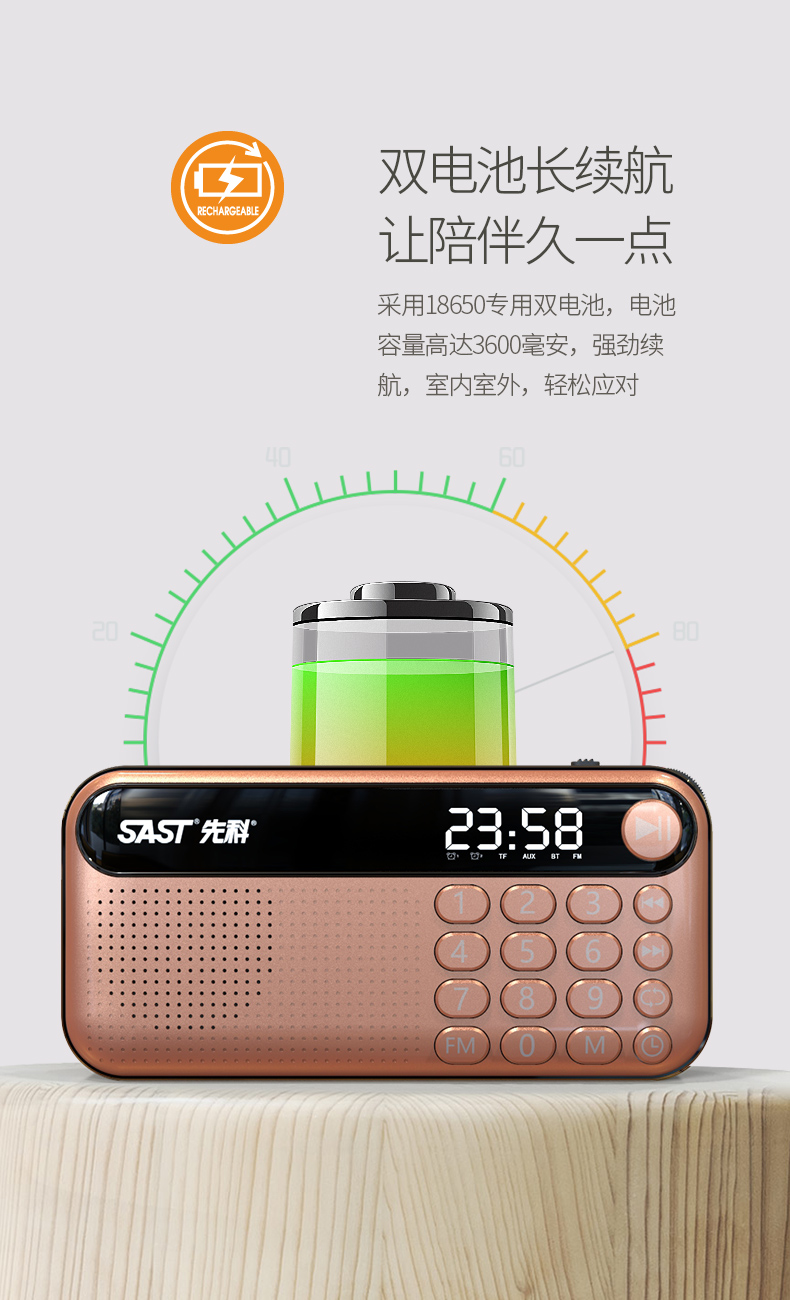 Đài phát thanh Yushchenko V60 người cao tuổi nhỏ cầm tay thẻ phát sóng nhỏ bỏ túi máy nghe nhạc cũ Walkman bán dẫn nghe máy bài hát mới có thể sạc lại vệ tinh loa tín hiệu mạnh - Máy nghe nhạc mp3 