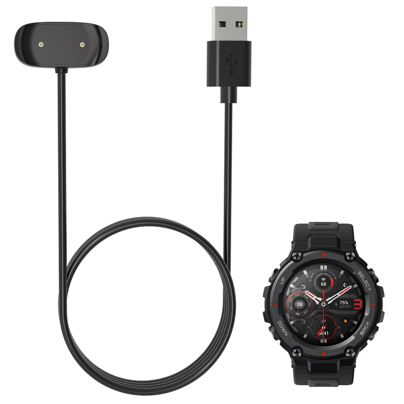 Suitable for Huami T-Rex Pro Watch Charger Xiaomi Amazfit Tyrannosaurus A2011 Magnetic Charging Cable