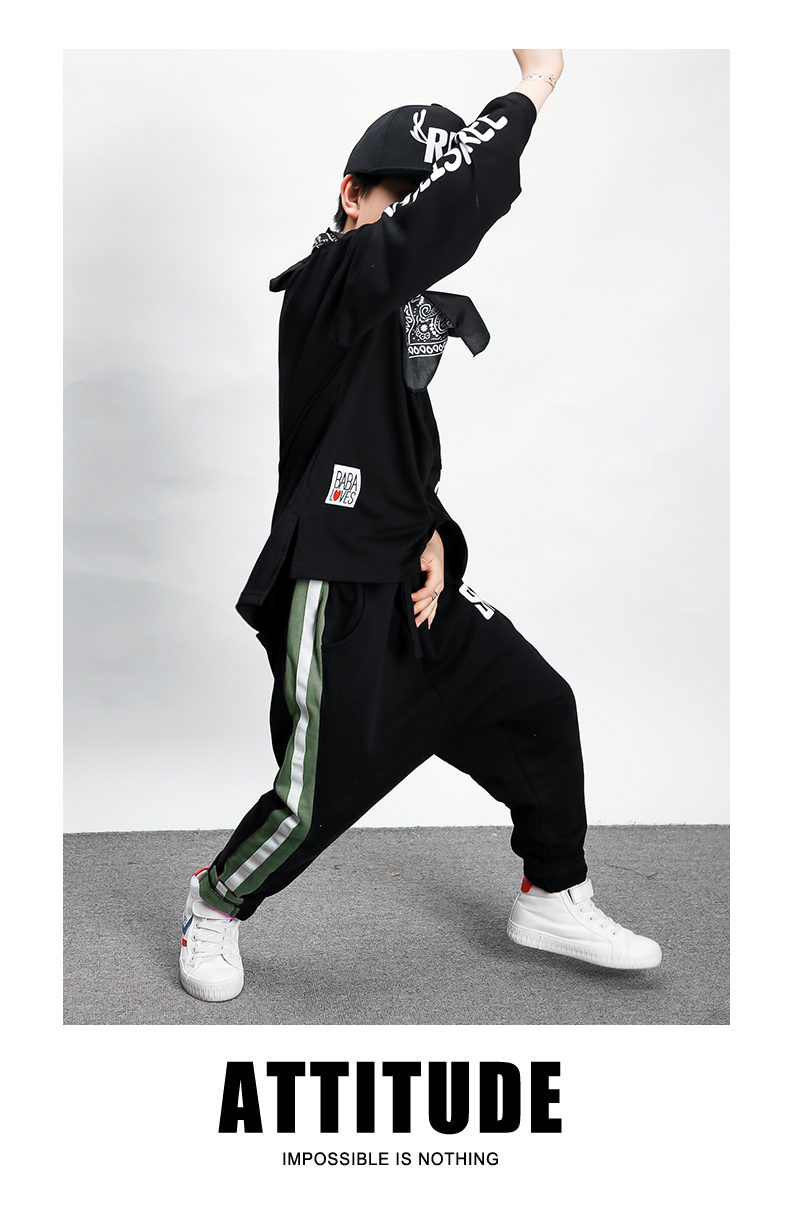 Trang phục khiêu vũ đường phố cho trẻ em Bộ áo dài cho bé gái Hip-Hop Trang phục khiêu vũ Jazz đồ đẹp cho bé gái