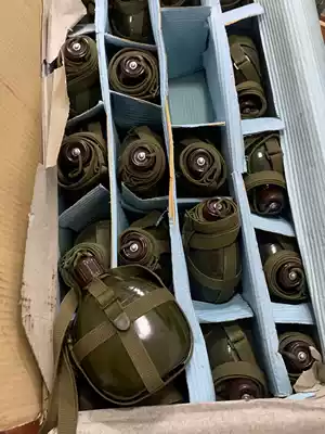 65 type kettle Old-fashioned sports outdoor baby holding bag aluminum back 87 type 78 type lunch box type Army green portable large capacity