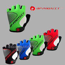 Taiwan Bio riding semi-short finger Glove Shock Absorbing breathable bike Mountain bike Mountain bike Motorsport gloves