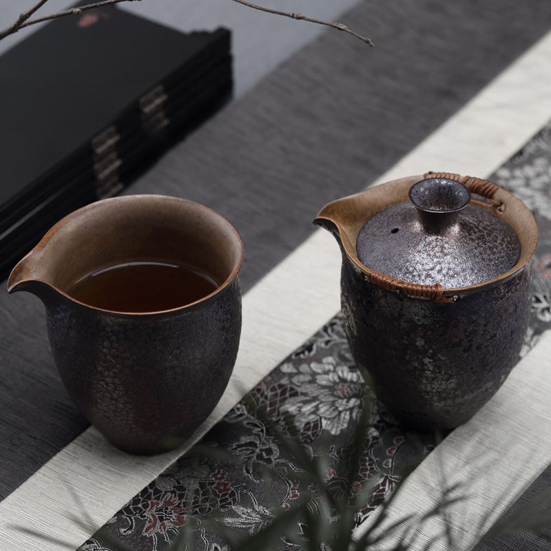 A garden international kungfu single CPU creative ceramic teapot and cup Japanese tea cups with personal cup