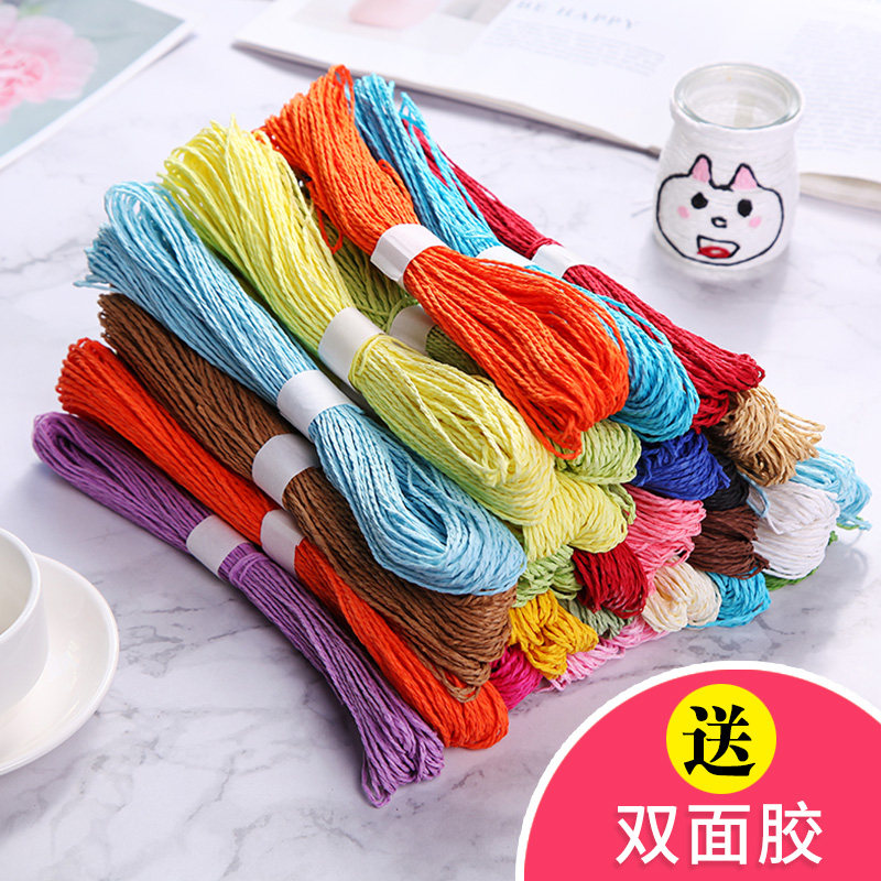 Children Diy Handmade Creative Fine Art Material Packaging Ornament Puzzle Toy Gift Color Paper Rope Drawing Bottle