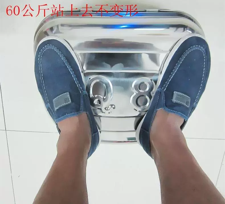 Sang trọng dày thép không gỉ xe gắn máy đuôi hộp xe Điện thân xe thêm lớn Scooter hộp lưu trữ thêm lớn