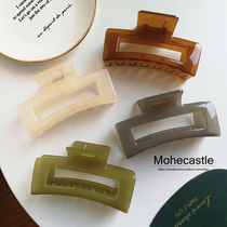 Erase Tea Jelly ~ Super Big Number Grip Korea Ins hair Grip Pan Hair rear Brain Spoon Hairspoon Hairspoon Hairpin Shark Clip