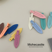 Nice to use ~ Korean make-up No-mark hair clip Candy Color Cute Liu Hai Clip Makeup Card Hair Clip Clip Girl Hair Accessories