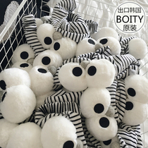 South Korea BOITY produce striped Sesame Street big eyes hair band elastic cartoon cute hair ball wash hair belt