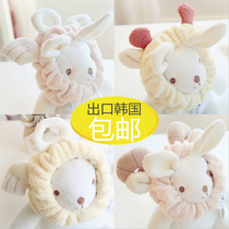 Korean cute soft cotton Angel sheep antler hair band wash hair band makeup mask children cartoon hair band