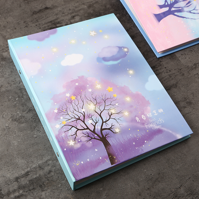 Graduation commemorative book Primary school students sixth grade men and women net red ins wind animation creative cute paper version Graduation commemorative book