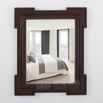 European and American makeup mirror vanity mirror porch fireplace decorative mirror bathroom sink mirror living room dining room decorative mirror