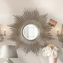 American sunglasses decorative mirror Restaurant wall hanging creative dining edge mirror Sofa background wall Retro hanging mirror Entrance mirror