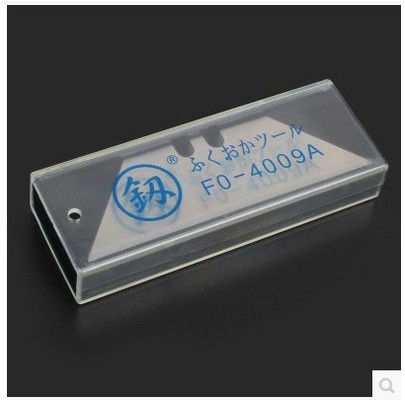 Fukuoka tool stainless steel 9mm 18mm export utility knife wallpaper knife art knife electrician knife trapezoidal knife blade