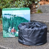 Наружные казарманные казармы 2-3 человека на открытом воздухе для приготовления пищи комбинированная плита Портативный невилочный горшок на открытом воздухе 300