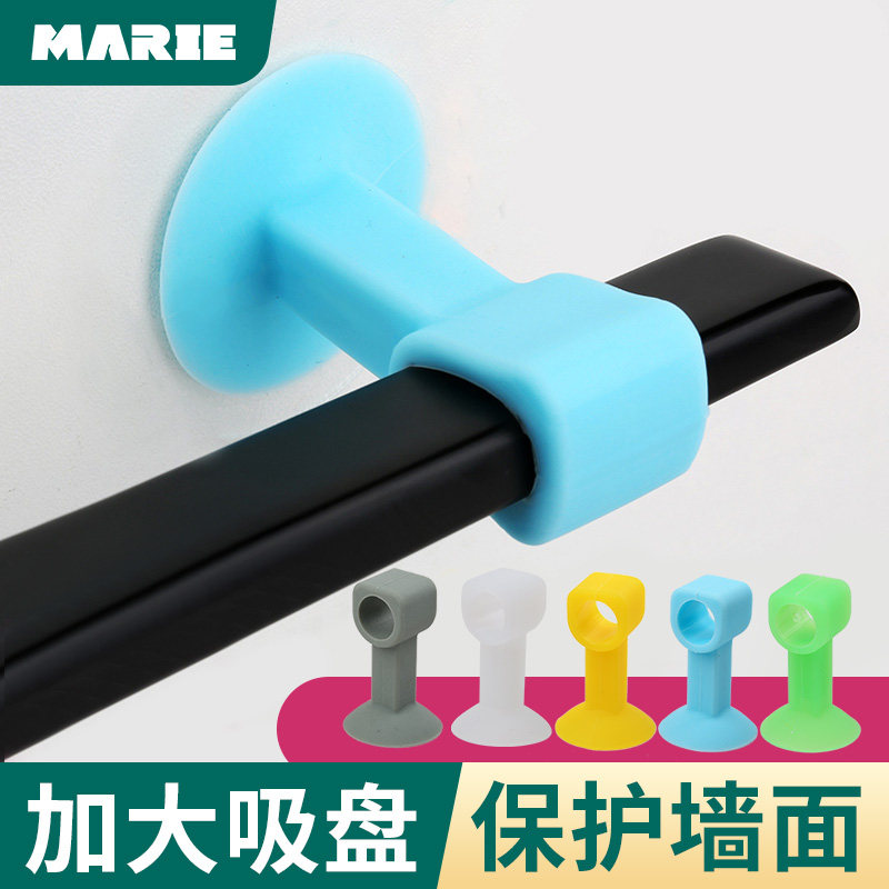 Silicone door absorbs punching door handle bump-bump-mat cosmetic room door block door touch plastic door top blocker