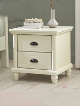 American light lavish solid wood bed head cabinet minimalist storage bedside cabinet modern storage cabinet bedroom home wood furniture customizable