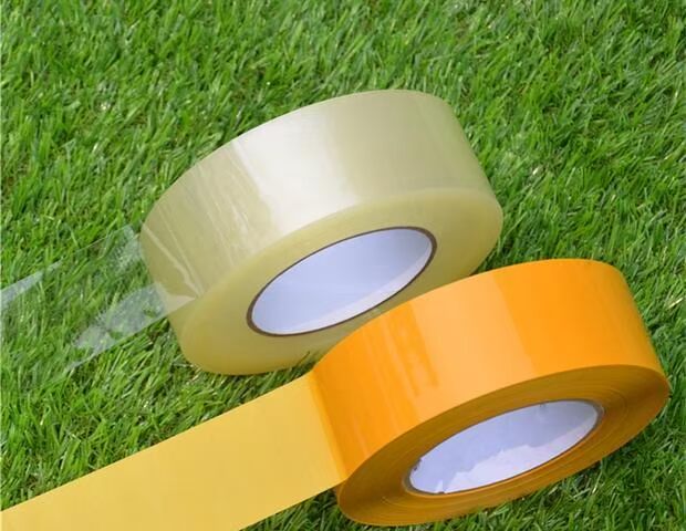 Băng niêm phong trong suốt giấy vải màu be rộng 4,5 thịt dày 2,8 gói băng keo niêm phong