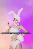 Nightclub Mid-Autumn Festival jade rabbit costumes Christmas public interactive performance rabbit costumes