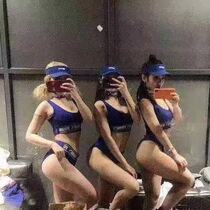 Sexy bikini four-piece bar party gogo Lingwu interactive tour costumes can be customized logo