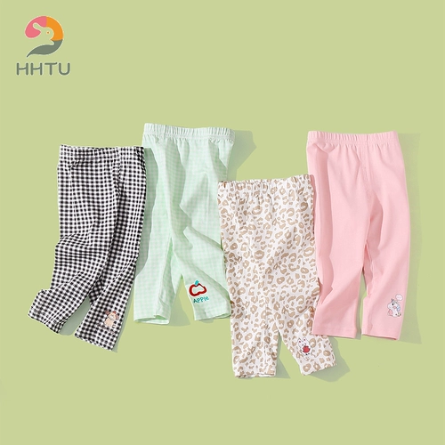 Летние леггинсы, тонкие осенние детские штаны для девочек