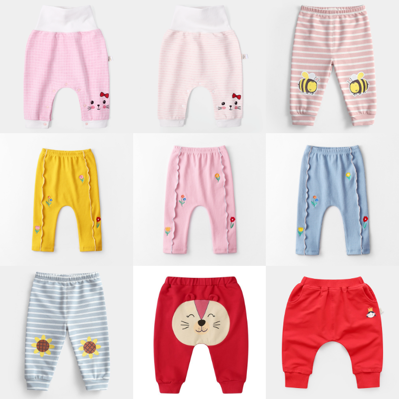 (NN) Baby protective belly large PP pants 2023 Spring and autumn style children's checkered baby plaid can be unbuttoned with trousers-Taobao