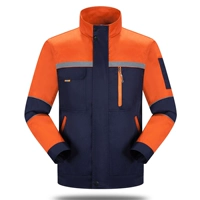 [Модель чистого хлопка] Тибетский синий с апельсином (одиночный верх)