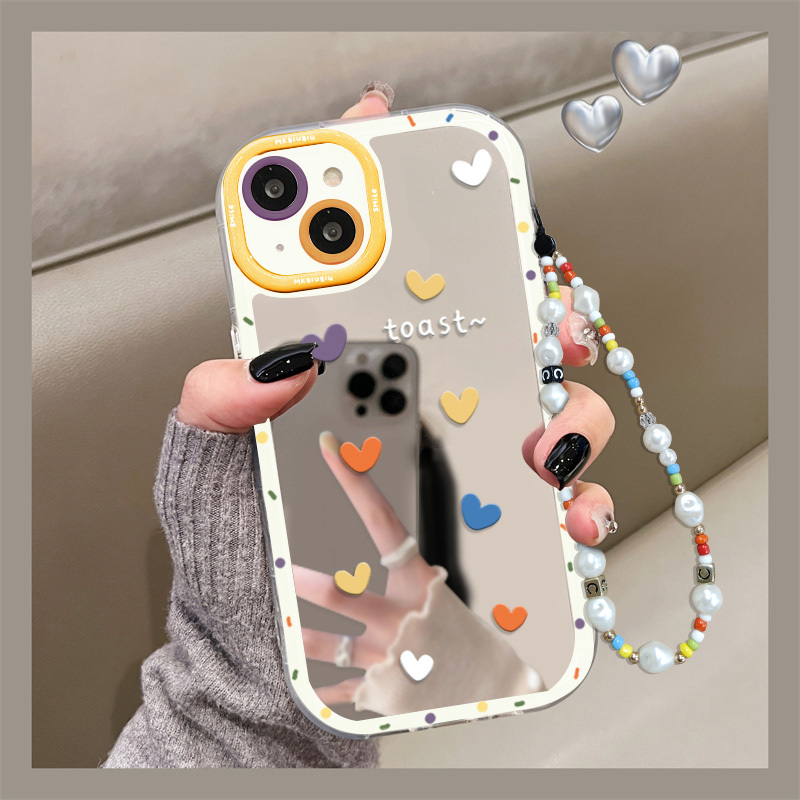 Colorful Heart-Shaped Phone Case Suitable for Apple 17 Pro Max, iPhone 16 Mirror Cream, 13 Simple, 12 Personalized, 14 for Women, Xs/15 Fashionable, 8 Plus+ Silicone Anti-Drop New Full-Cover Protective Case Colorful Heart-Shaped Phone Case Suitable for Apple 17 Pro Max, iPhone 16 Mirror Cream, 13 Simple, 12 Personalized, 14 for Women, Xs/15 Fashionable, 8 Plus+ Silicone Anti-Drop New Full-Cover Protective Case