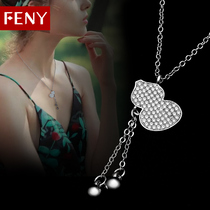 FENY short Lock Bone Decoration Woman Necklace Day Korea Edition Student Creative Tide People Summer Dress Accessories