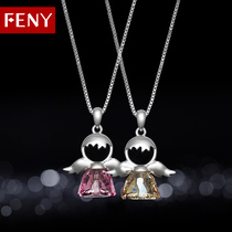 FENY European and American Brief Little Angel Short Lock Bones Woman Decoration Necklace Day Korea Summer Tandem Dress Accessories