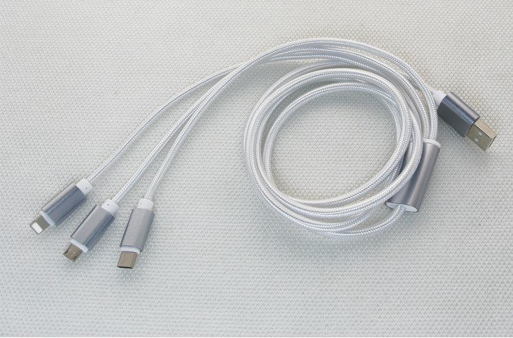 usb one drag three charging cable one point three suitable for Huawei Xiaomi Type-c Android Apple Android 3 in 1 mobile phone
