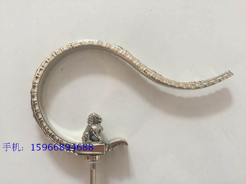 Painting Brow Cage Accessories Hook Pure White Bronze Embossing Lion Painting Eyebrow Panichuan Hook Bird Cage Hook Hook pieces