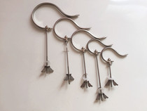 Bird cage stainless steel board Indigo chin red seed embroidered eye thrush bird hook four types adhesive hook can be Wholesale