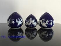 Painting Eyebrow Bamboo Bird Cage Handmade Pile Dragon Chicken Hearts Porcelain Bowl Reliefs White Dragon Bird Food Jars Bird Cage Accessories