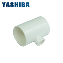 PVC pipe connection elbow reduction tee UPVC water pipe equal diameter tee direct plug connection direct