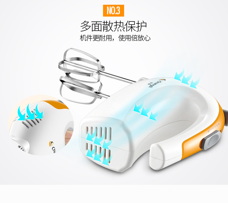 máy đánh trứng arshia Long Emperor N25S Egg Beater Electric Baking Baking Mini cầm tay tự động đập kem trộn máy trộn bột mì