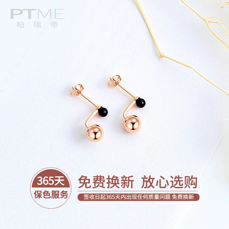Design universal earrings, silver 925 sample, trend of season, internet celebrity