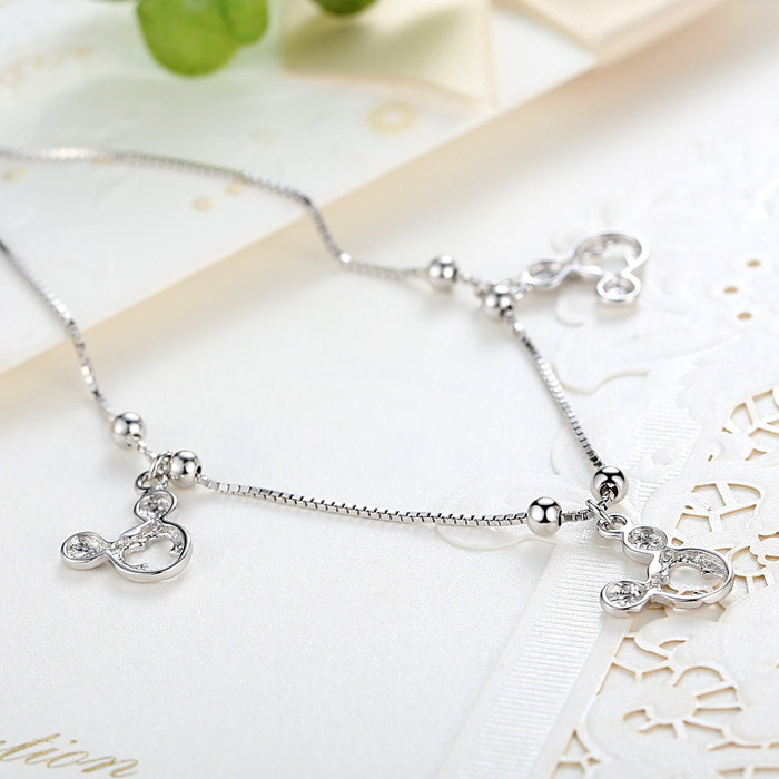 Chaine de cheville Femme en Argenterie - Ref 3102155 Image 4