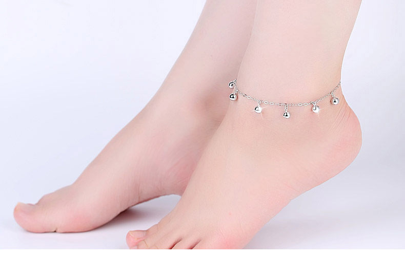 Chaine de cheville Femme en Argenterie - Ref 3101927 Image 7