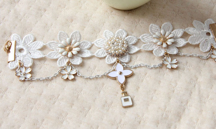 Bracelet de cheville Femme OTHER   en Dentelle - Ref 3102362 Image 9