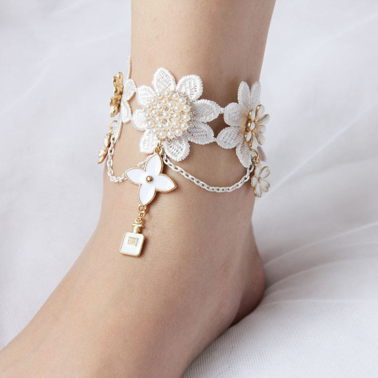 Bracelet de cheville Femme OTHER   en Dentelle - Ref 3102362 Image 5