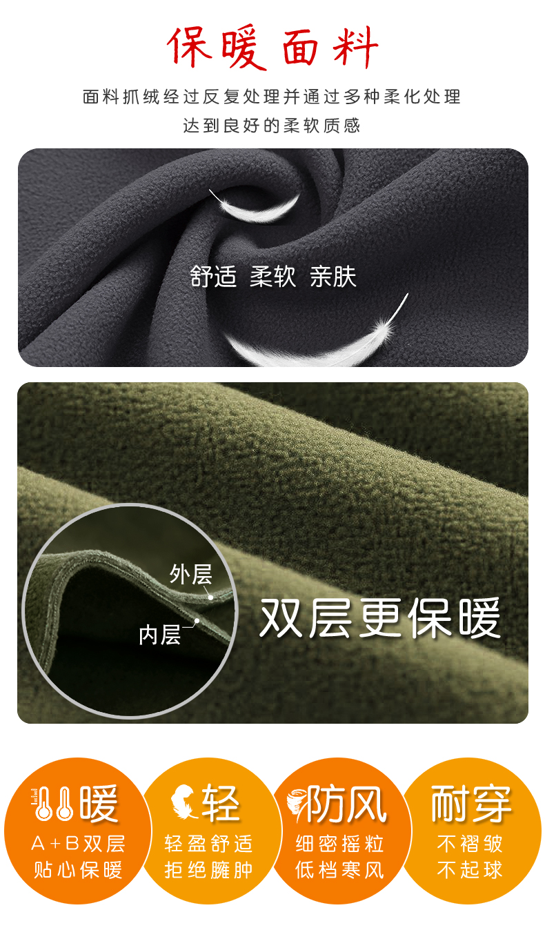 Áo khoác lông cừu nam mùa thu và mùa đông dày lông cừu áo len lông cừu trung niên thể thao cha mặc áo cardigan áo hoodie
