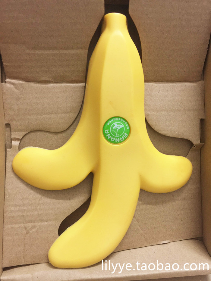 Banana door stopper Creative door stopper Silicone door stopper Door stopper free punching