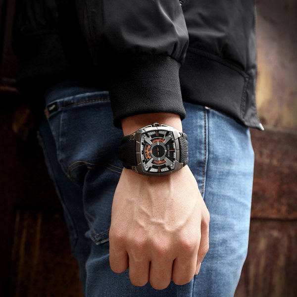 意大利潮牌 POLICE PL.14796 复古时尚男式腕表 天猫优惠券折后￥849包邮（￥1049-200）2色可选 可12期0息分期