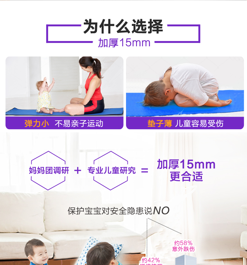 Tôi hình dạng của tôi nhựa yoga đôi mat dày mở rộng dài yoga tập thể dục mat non-slip trẻ em nhảy mat ba mảnh thảm tập yoga vuatham