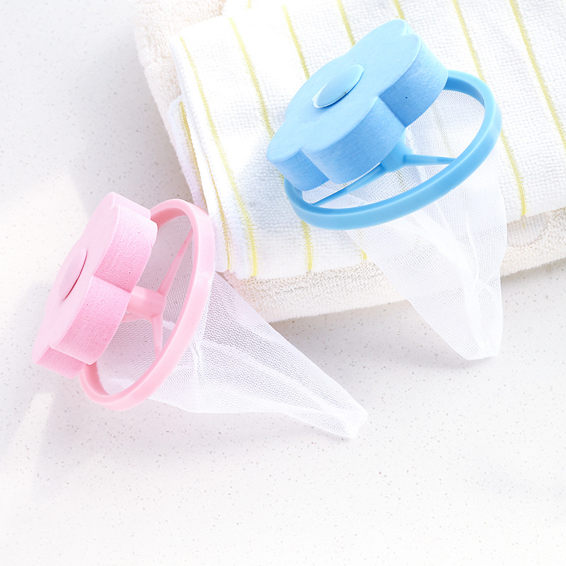 Washing machine filter mesh bag hair remover universal universal hair removal artifact suction hair floating cleaning filter laundry bag