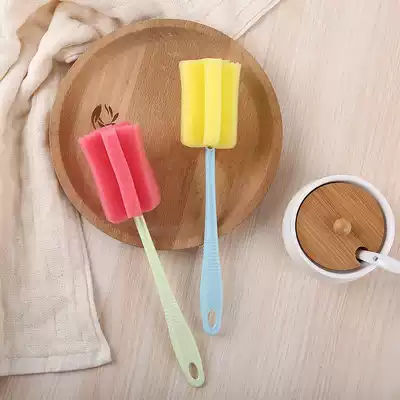 9 9 Sponge cup brush, cup brush, long handle brush, glass cleaning brush, sponge cup brush, long bottle brush